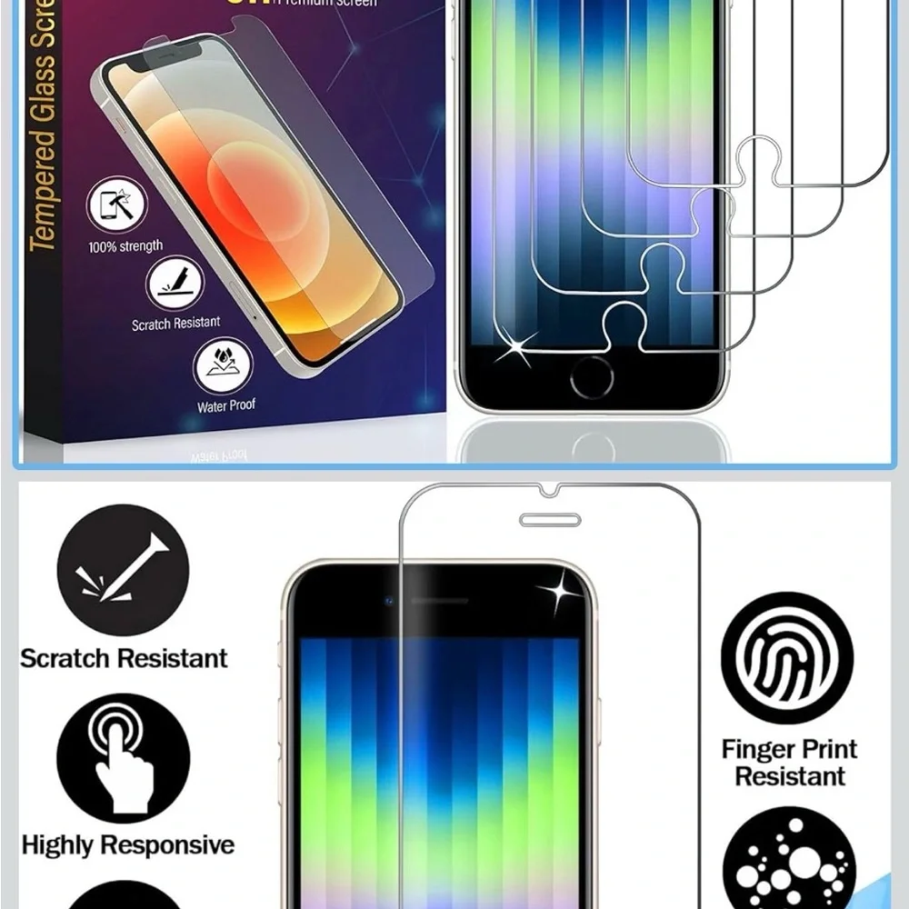 Tempered Glass Screen Protector for Smartphones - Google pixel 8 pro - Picture 4 of 4